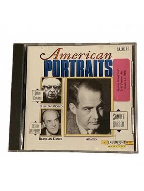 American Portraits Audio CD Barber Adagio Copland El Salon Mexico Marriner